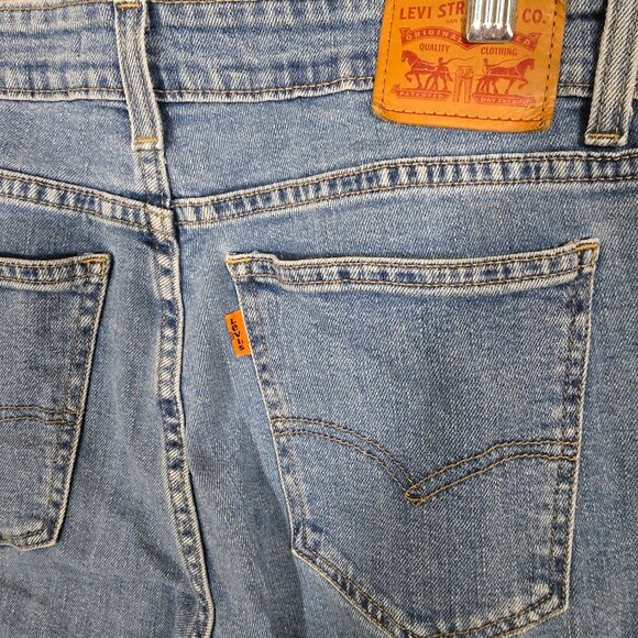 Levi's 721 Vintage High Rise Skinny Jeans Light Wash Sz 31 Preowned - Picture 6 of 7